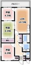 グレース深野の間取り画像