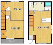 レイクサイド植木 D棟の間取り画像