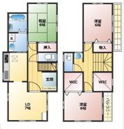 上田町貸戸建ての間取り画像