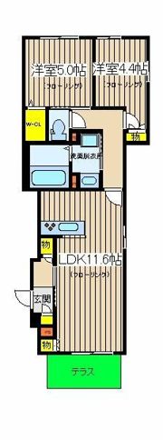 グリーンフォレストの間取り画像