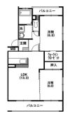 シャンテ高丘の間取り画像