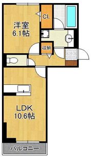 Nest Piece 原町の間取り画像