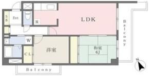 エストマール川名の間取り画像