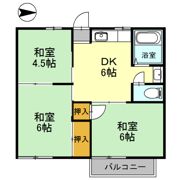 ファミールコーポ高屋 6棟の間取り画像