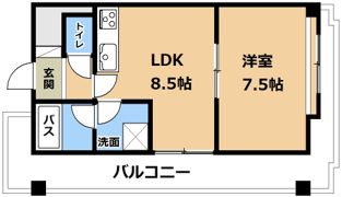 メゾンエイコー瀬田の間取り画像