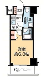 ガレリアレジデンス石川町の間取り画像
