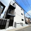 MELDIA新河岸の外観