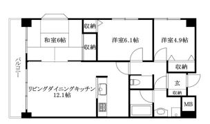 いよてつロフティ郡中の間取り画像