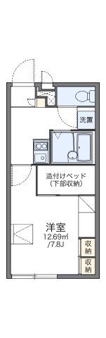 レオパレスセゾンの間取り画像