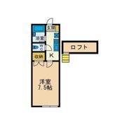 フラットⅡの間取り画像