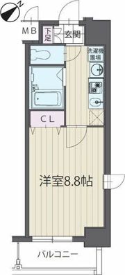 パルティール覚王山の間取り画像