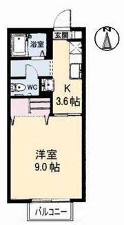 クレッシェンドの間取り画像