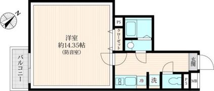 「防音マンション」（仮）サウンドフリー東池袋の間取り画像