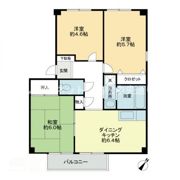 フォブール三功Aの間取り画像