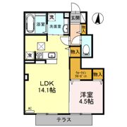 ロイヤルコート 新水前寺の間取り画像