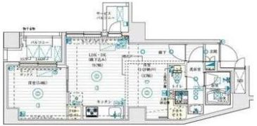 ル・リオン南大井の間取り画像