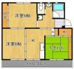 ビレッジハウス直方 1号棟の間取り画像