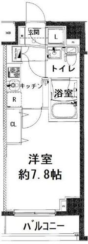 AXAS文京東大前の間取り画像