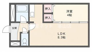 X-OVER21覚王山の間取り画像