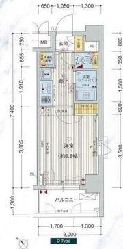 プレサンス千種駅前ネオステージの間取り画像
