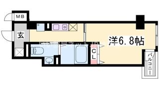 クレアール神戸の間取り画像