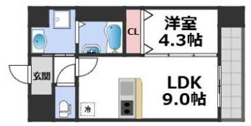 フォーゼ舟橋の間取り画像