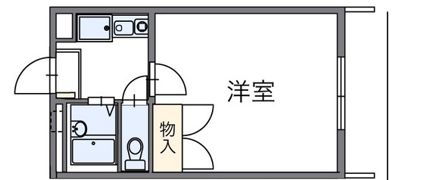 レオパレスアトリオの間取り画像