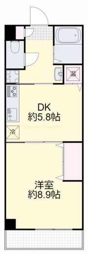 サンヨービルの間取り画像