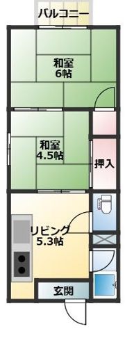 ニューエステート西本町の間取り画像