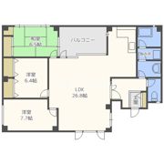 シオンズガーデン花川の間取り画像