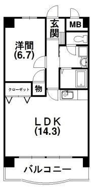 クレールトヨダの間取り画像