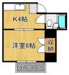 シャトレ祇園原の間取り画像