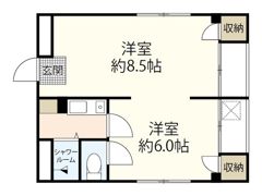 アルティメイトbuildg.平野町の間取り画像