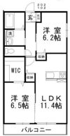 フォレストⅡの間取り画像