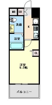エステムコート三宮EASTⅢラヴィッサの間取り画像