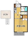 ナチュルシーブリーズB棟の間取り画像