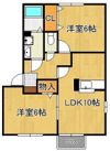 ディーフレア徳吉A棟の間取り画像