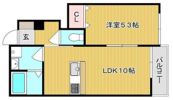 cocoru東畦B棟の間取り画像