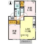 ドルチェ ヴィータ Aの間取り画像