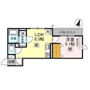 メルベーユの間取り画像