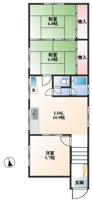 エスポワール多摩の間取り画像