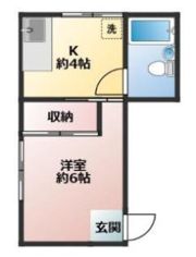 加野ハイツの間取り画像