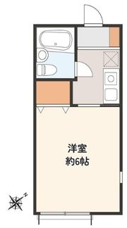 日昭ハイツの間取り画像