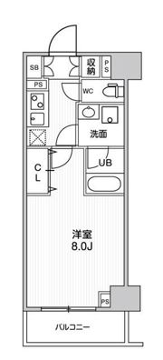ジェノヴィア南千住Ⅳスカイガーデンの間取り画像