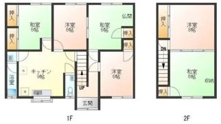 海風のアトリエ 6DK & Garageの間取り画像