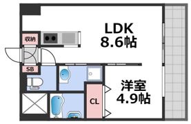 アニマーレ長堀の間取り画像