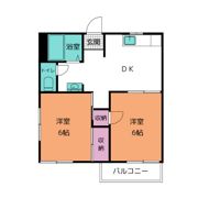 ホワイトハウス Bの間取り画像