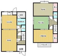 今4丁目貸家 イ号棟の間取り画像