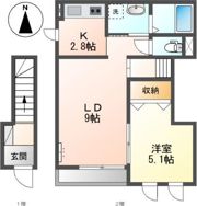 ロイヤルハイツこうちの間取り画像