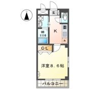 コンフォール道徳の間取り画像